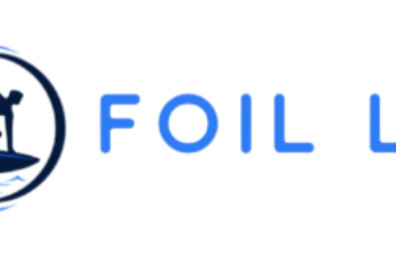 Logo: silhouette of person surfing on foil board, text 'FOIL LM' on the right.